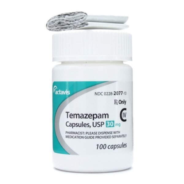 0009926 Temazepam C Iv 30Mg 100 Capsulesbottle Safemedscare